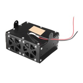 GOZAR 12V 24V 300W Auto LKW Heizung Wärmer Doppel-Loch-Heizung Lüfter Fenster Demister - 12V