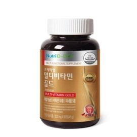 (NEW) Nutri D Day Premium Multivitamin Gold 500mg x 90 capsules x 5 / (NEW) 뉴트리디데이 프리미엄 멀티비타민 골드 500mg x 90캡슐 x5개