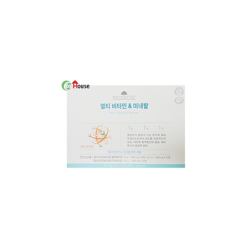 코리아나 Koreana Wellbeing Life Multivitamin & Mineral 112.5g / 코리아나