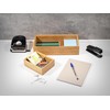 Hanseküche Bamboo Storage Boxes, Set of 2, Wooden Organiser Boxes,