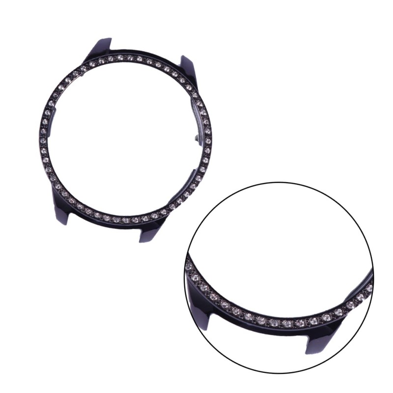 iplusmile Rhinestone Protective Case for Watch Hollow Out Design Lightweight