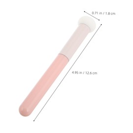 Vaguelly Makeup Sponge Brush Concealer Tool Dry Wet Portable Natural Look Round Head Face Nose Eyelids Travel Makeup Brush