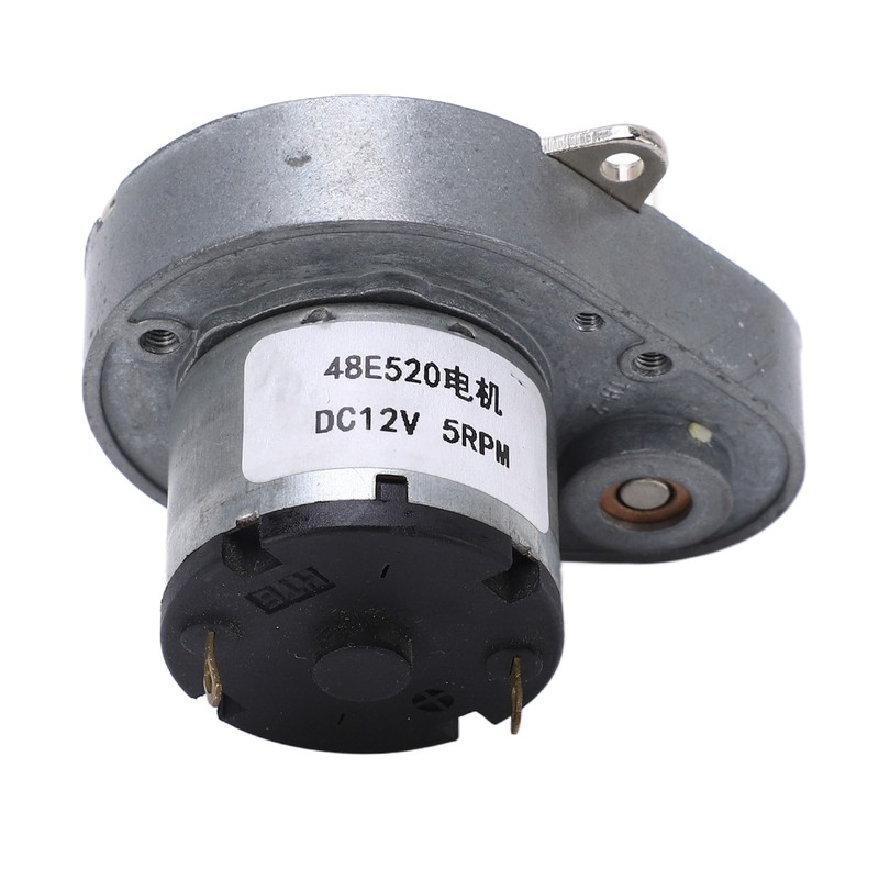 Gear Motor DC 12V 5RPM Speed Reduction Geared Motor Alloy