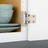 Franklin Brass (10-Pack) Self-Closing Cabinet Hinges Semi-Wrap 1/4' Overlay for