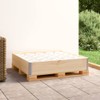 Benicabaly and Stackable Solid Pine Wood Pallet, 39.4" x 39.4",