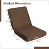 Recliner Cushion for Long Sitting, High Density Seat with Egg
