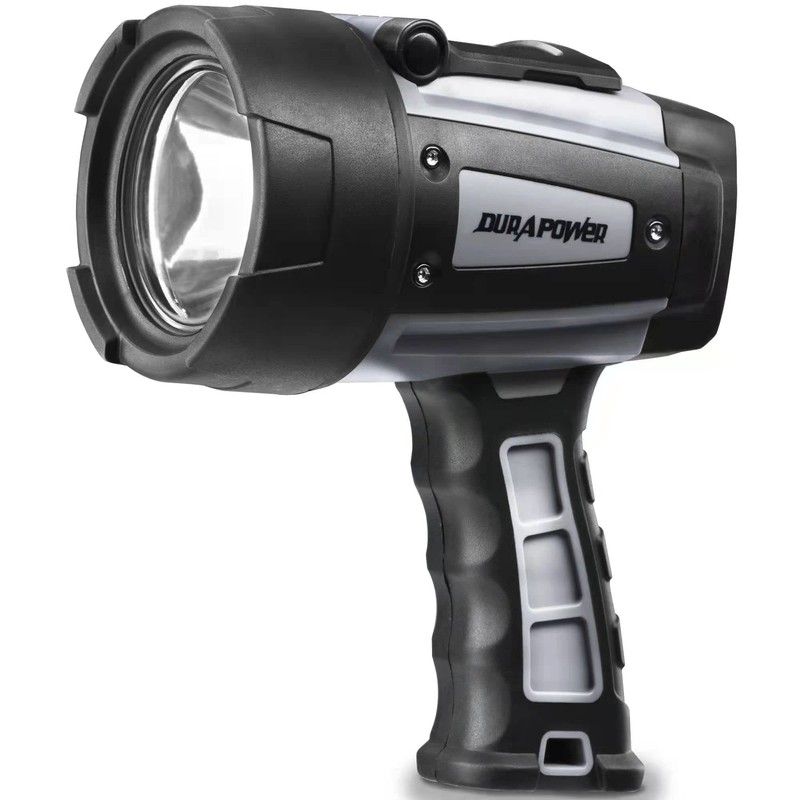 Durapower Rechargeable Spotlight, IP68 Waterproof Super Bright Handheld Spotlight, High