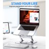 AOEVI Adjustable Laptop Stand with 360 Rotating Base, Stable Computer