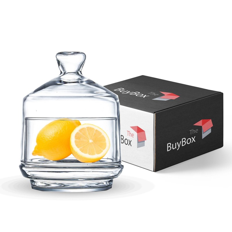 the mask el turko Multipurpose Glass Mini Container with Lid,