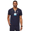 FIGS Chisec Three-Pocket Scrub Top for Men – Navy Blue,
