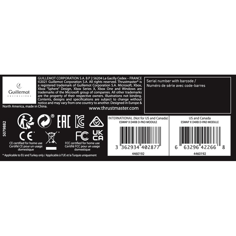 Thrustmaster ESWAP X D4XB D-PAD Module - Austauschbares D-Pad für