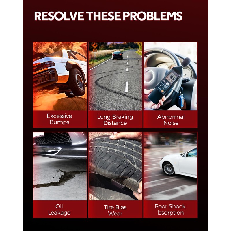 Torchbeam Front Shock Struts Replacement Complete Assembly Pair Fit for