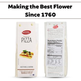 Molino Rossetto Italian Pizza Dough Mix for Gourmet Homemade Pizza Crust 17.6oz (500g) - Pack of 4