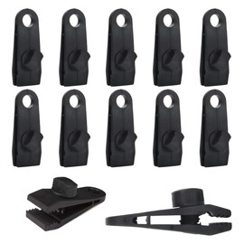 Bangbobi Pack of 10 Tarpaulin Clips, Tent Clips for Attaching Tarpaulins, Tent Tarpaulin Clips, Awning Clips, Awning Accessories for Outdoor Camping and Gardening