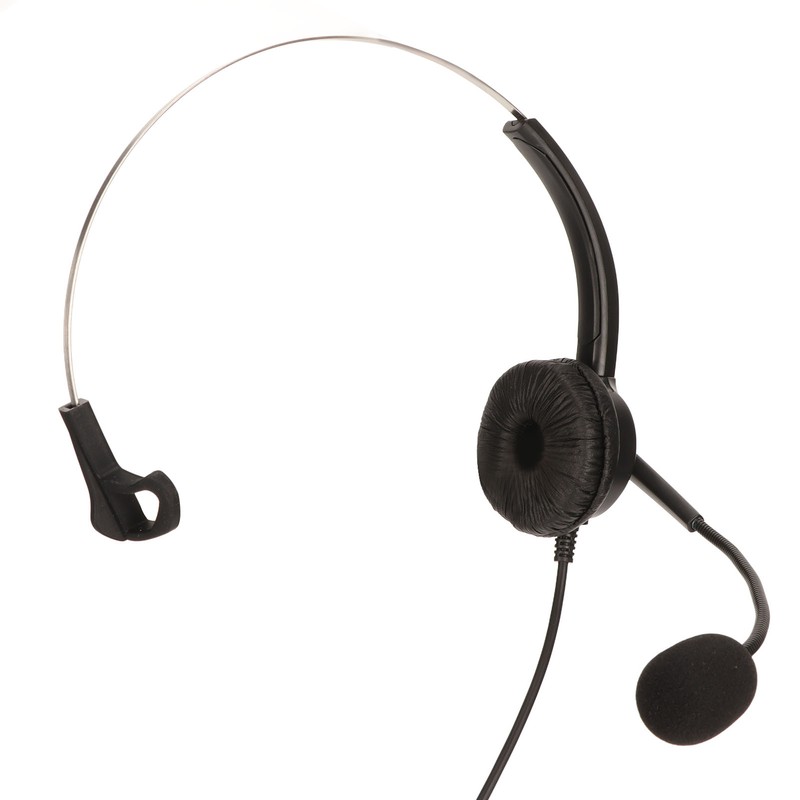 USB Business Headset Noise Reduction Single Sided Ear Headphone Supports