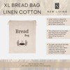 New Living Bread Bag Made of 100% Organic Linen, Extra