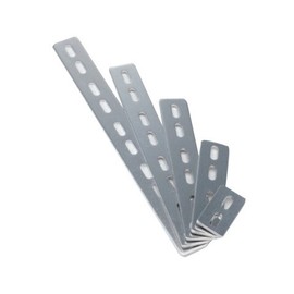 NANKAI 0058 Aluminum General Purpose Stay, Straight 7.9 x 0.7 inches (200 x 19 mm), Φ0.3 x 0.6 inches (8 x 16 mm)