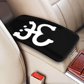 Coqui Frog Taino Symbol Puerto Rico Car Center Console Pad, Universal Waterproof Car Armrest Seat Box Cover, Car Interior Accessories, Auto Armrest Cover Protector for Most Vehicle, SUV, Truck, Car