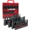 LLNDEI Magnetic Impact Nut Driver Set, 55PCS 1/4 socket set