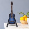 Mini Musical Instrument Wooden Miniature Electric Guitar with Stand Miniature