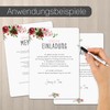 younikat Writing Paper Set Rose Motif I 50 Sheets 90