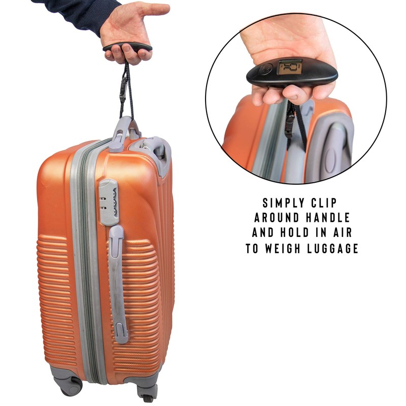 Gone Travelling Portable Digital Luggage Scales - Electronic Suitcase Weighing