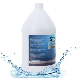 Steam and Go Unscented Demineralized Water - Cleaning Solution for Steam Mop, Floor Cleaner Solution, & More - Ready-to-Use Multi-Surface Floor Cleaning Solution - No PVC - 128 Fl. Oz