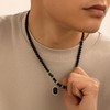 HUASAI Puka Shell Necklace Men Surfer Necklace for Men Summer