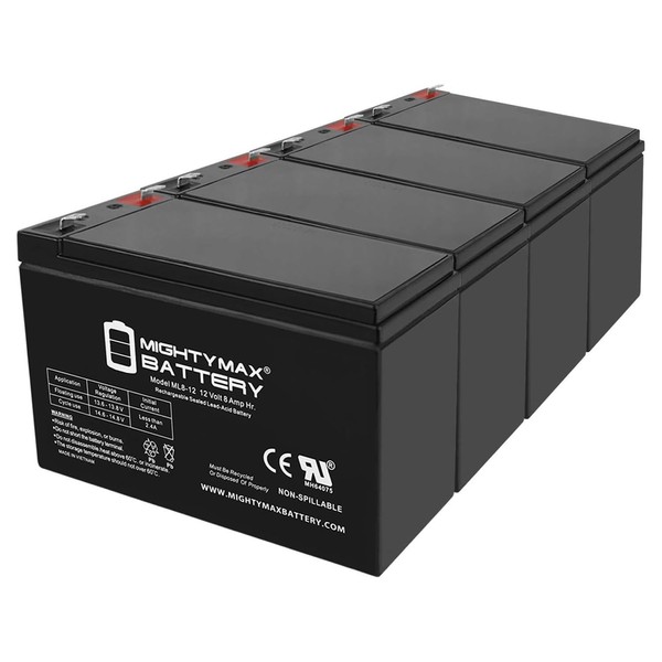 Mighty Max Battery ML8-12 - 12V 8AH Replacement Battery for