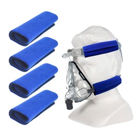 4 Pack Strap Covers, Strap Cushions for Mask Strap Headgear, C papa Accessories & Supplies Soft Fleece Strap Cover for Reducing Mask Red