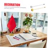 Outanaya 2pcs Flag Holder Stand for Desktop Flags Stable Base
