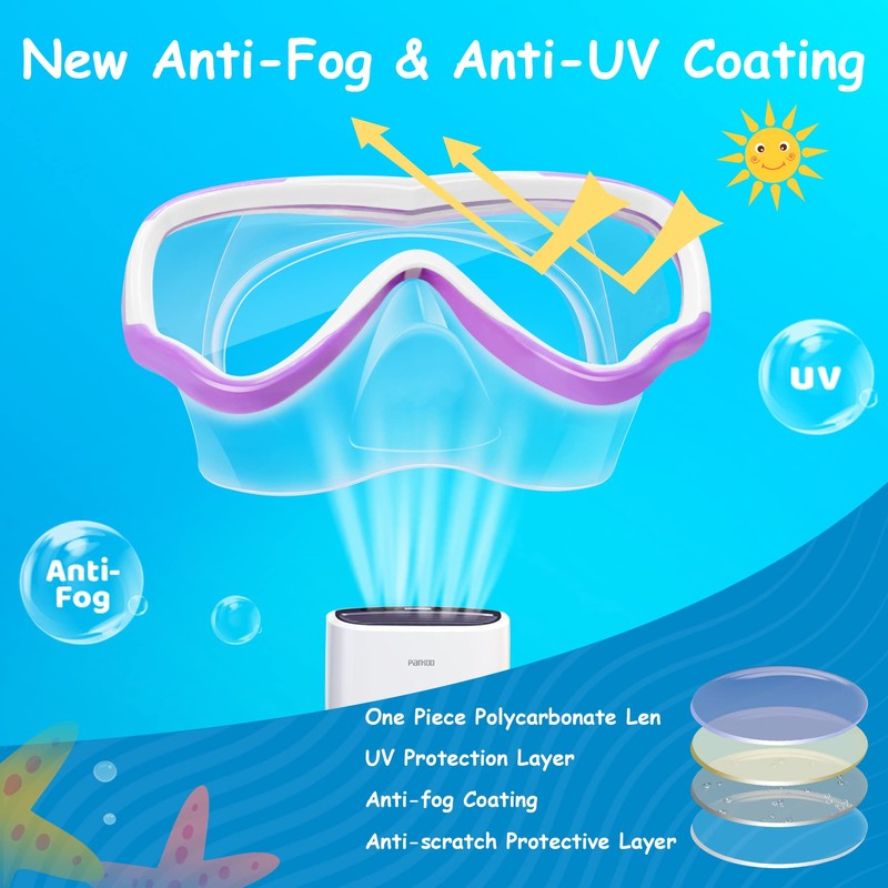 Vvinca Children's diving goggles with fabric strap