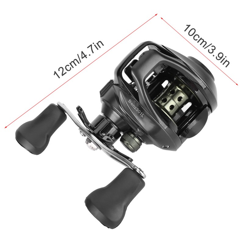 All Metal Spool 19+1 Bearing Low Profile Reel 7.2:1 Magnetic