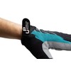 Urban Prime Short Gel Padded Gloves Teal Green Cycling Gloves