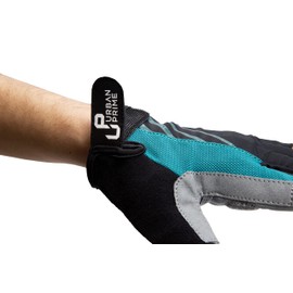 Urban Prime Short Gel Padded Gloves Teal Green Cycling Gloves Summer Short Half Finger Non-Slip Gel Padding Octan Unisex