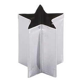 Endoshoji TKG Vegetable Cutting Die, Putty Pull, Star No. 3, Length x Width x Height, 1.4 x 1.4 x 1.8 inches (35 x 35 x 45 mm), Stainless Steel, Rust Resistant, Hygienic, Commercial Use, BPT06003