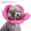 Dog Protective Collar Adjustable Pet Wound Recovery Flower Shape Neck
