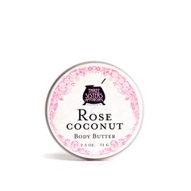 Three Sisters Apothecary 2.5 oz. Body Butters (Rose & Coconut)