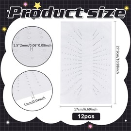 FINGERINSPIRE 12 Sheet Glitter Rhinestone Iron on Transfers Dots Clear Crystal Hotfix Appliques Crystal Decals Hot Melt Round Rhinestone Patch for Clothes Embellishment