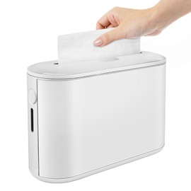 Abizarch Countertop Paper Towel Dispenser, 12.6" x8.5“x4.5 Large Non-Slip Bottom Napkin Dispenser, Commercial Multifold Paper Towel Holder with Visible Window for Kitchen, Bathroom, Toilet, Hotel