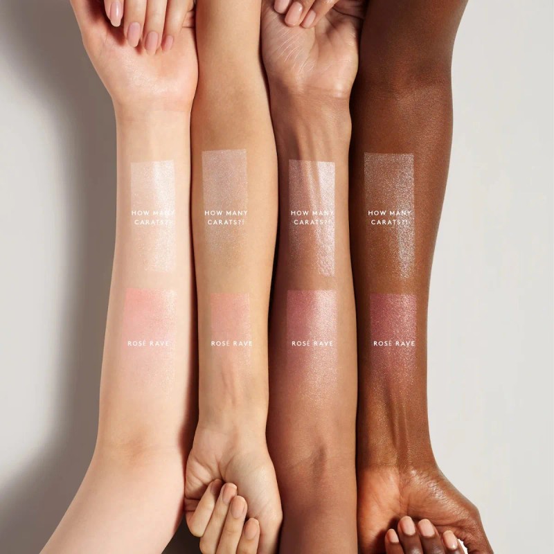 Fenty Beauty Diamond Bomb Iluminador Rosé Rave En Polvo 8g