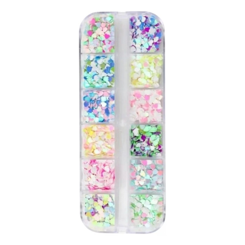 Nail Accesories Corazones De Acetato Para Decoración De Uñas