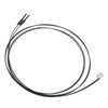 2PCS Fiber Optic Sensor Flat Thin Reflection Optical Fiber Sensor
