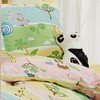 Erwin Müller Children's Bed Linen Set Zoo Animals Renforcé Green/Blue