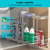 STORKING 2 Pack Under Sink Organizer 9" W X18 D,