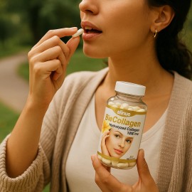 ALLNUE NATURAL PACK OF 3 BioCollagen Hydrolyzed Bio Collagen 1000 mg Colageno Skin Elasticity