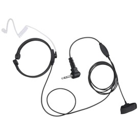Renastar Tactical Throat Mics with PTT Earpiece Headset Throat Microphones for Motorola Talkabout Radio T100 T200 T200TP T260 T260TP T265 T380 T400 T460 T600 T605 T605 T800 MH230R MR350R MT350R MS350R