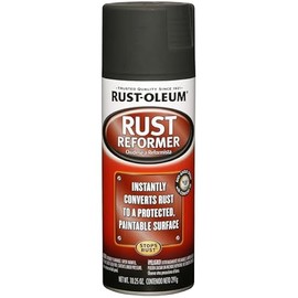 Rust-Oleum 248658 Stops Rust Reformer Spray Paint, 10.25 oz, Matte Black