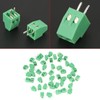 50pcs/set Terminal Block Connector 2 Pin 2.54mm PCB Terminal Block