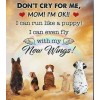 Inspirational    dog  heavan refrigerator magnet  3 1/2"x 4 1/2" Made in the USA